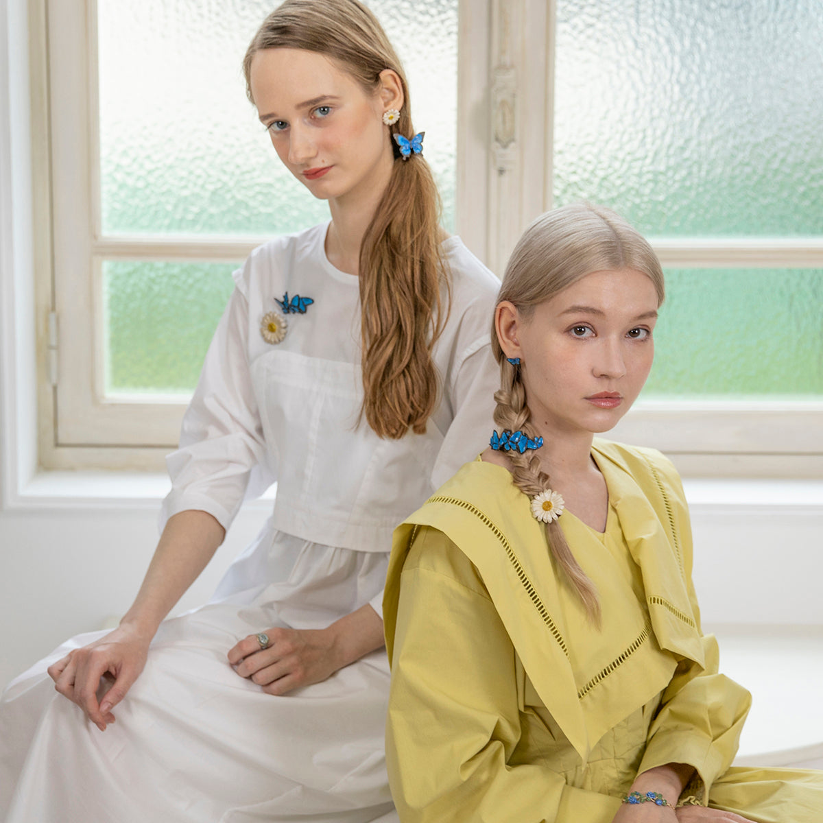 【Palnart Poc】ブローチ「オオルリアゲハ / Swallowtail」