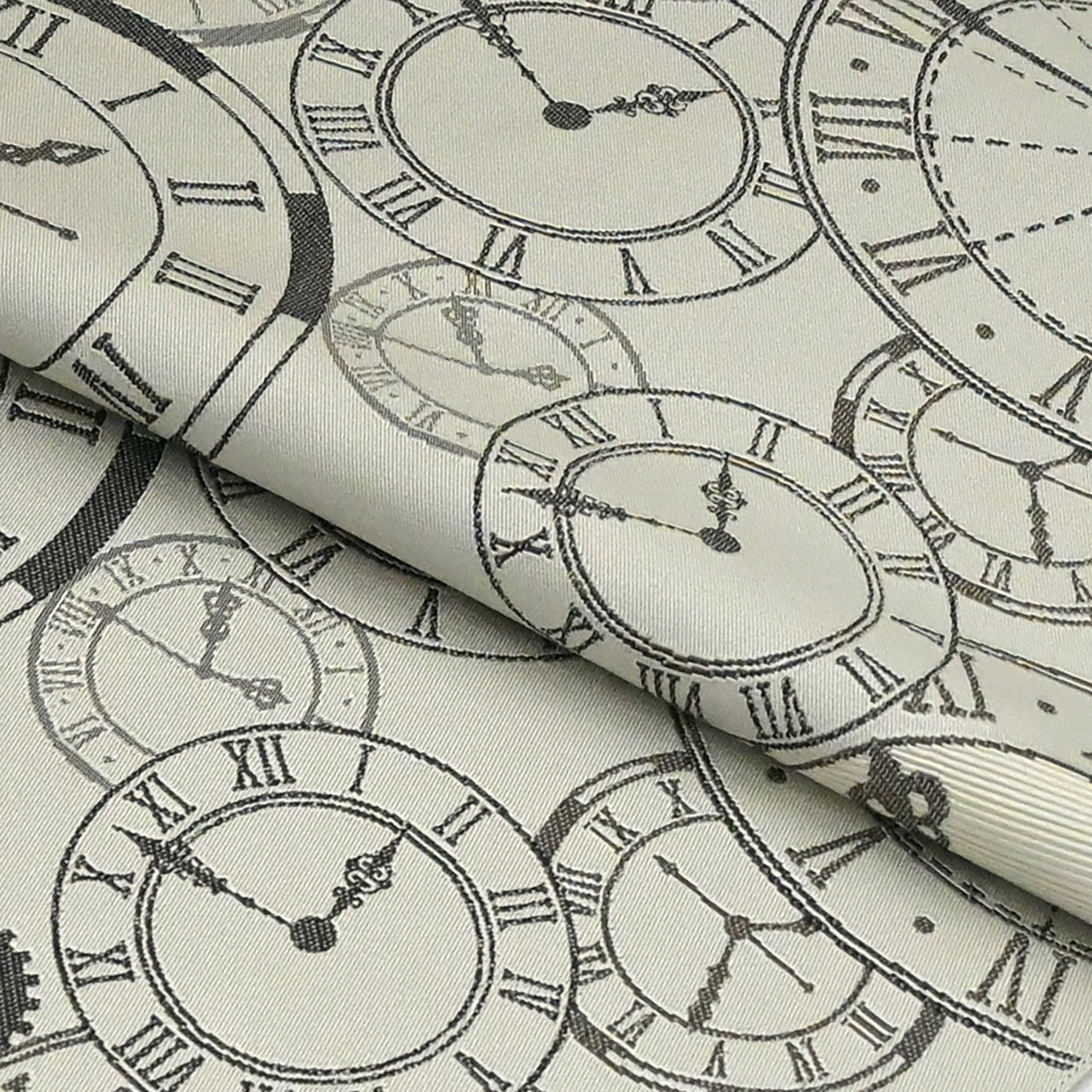 お仕立て上がり八寸なごや帯 時計-ベージュ #名古屋帯 #カジュアル