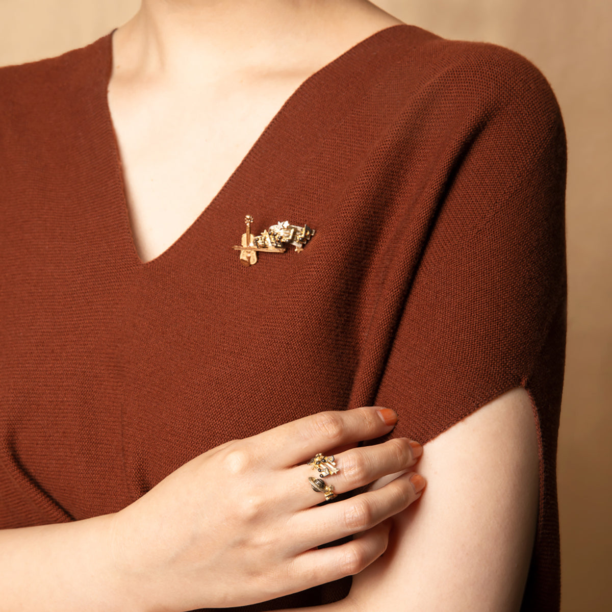 【Palnart Poc】ブローチ「ハ長調 / C Major」