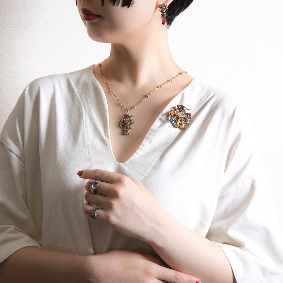 【Palnart Poc】ブローチ「ロマネスク / Romanesque」