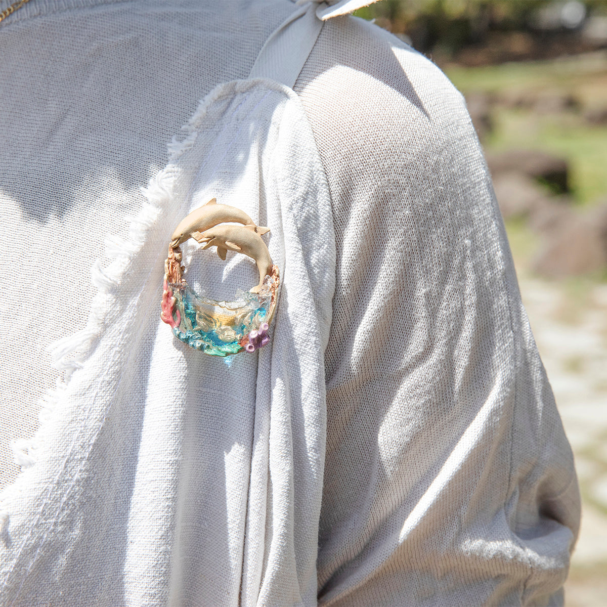 【Palnart Poc】ブローチ「モアナ / Moana」