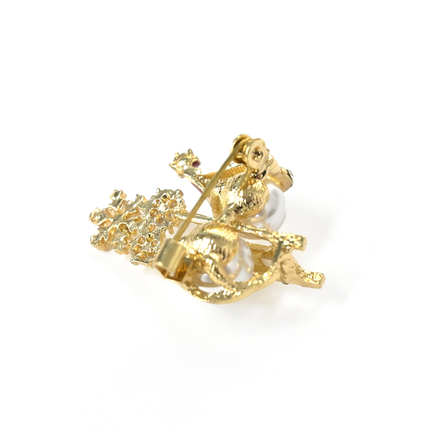 ブローチ 「スノーマン」 ソリ