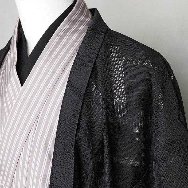 【Kimono-Factory-nono】男物薄羽織 Uroko「鱗」 #紳士/メンズ