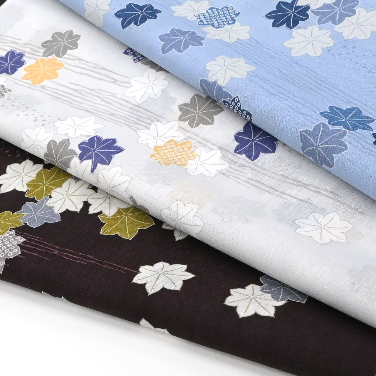 ☆『七緒』掲載商品 【吸水速乾 / 洗える夏きもの】 東レセオアルファ 小紋・浴衣 kifkif 「楓」 憲法茶