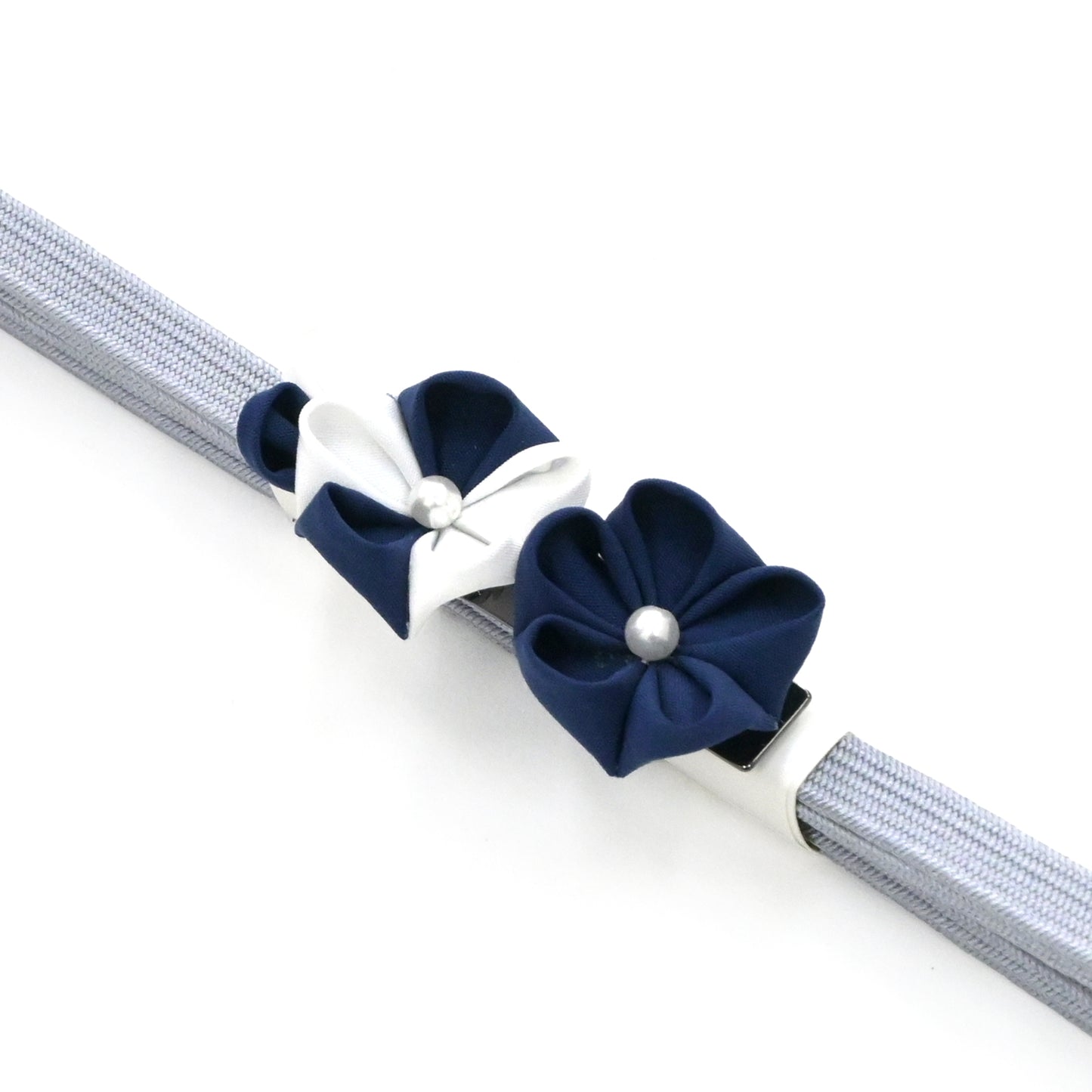 【つまみ細工】三分紐&帯留めセット