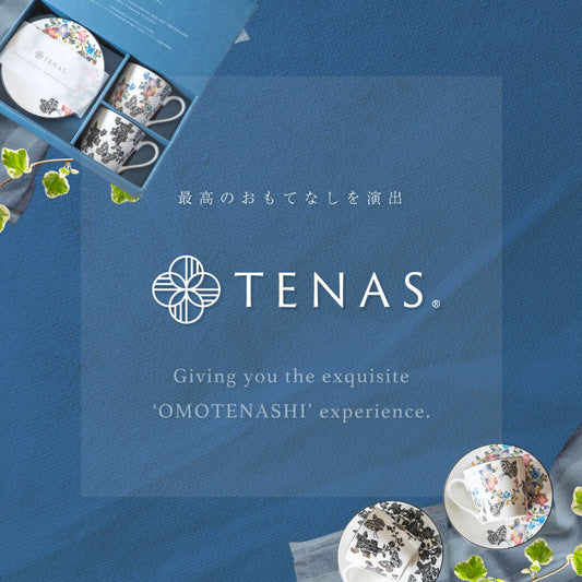 KAERUWAオリジナルブランド【TENAS】誕生のお知らせ＆数量限定「琉球 やふそ紅型 カップ＆ソーサーセット」の販売開始