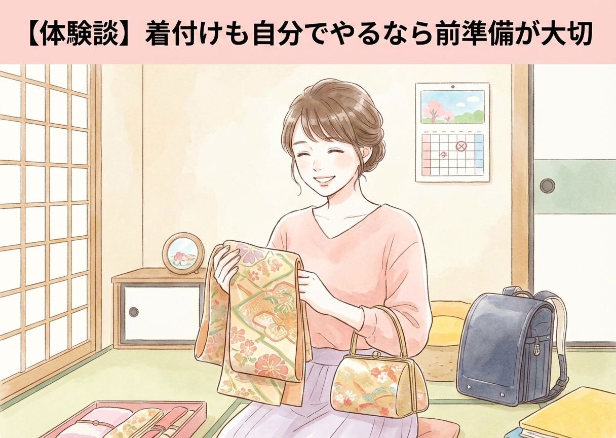 子どもの入学式に着物で出席した体験談｜着付けも自分でやるなら前準備が大切