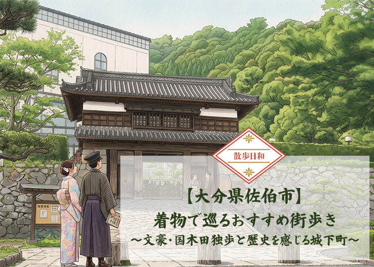 【大分県佐伯市】着物で巡るおすすめ街歩き～文豪・国木田独歩と歴史を感じる城下町～