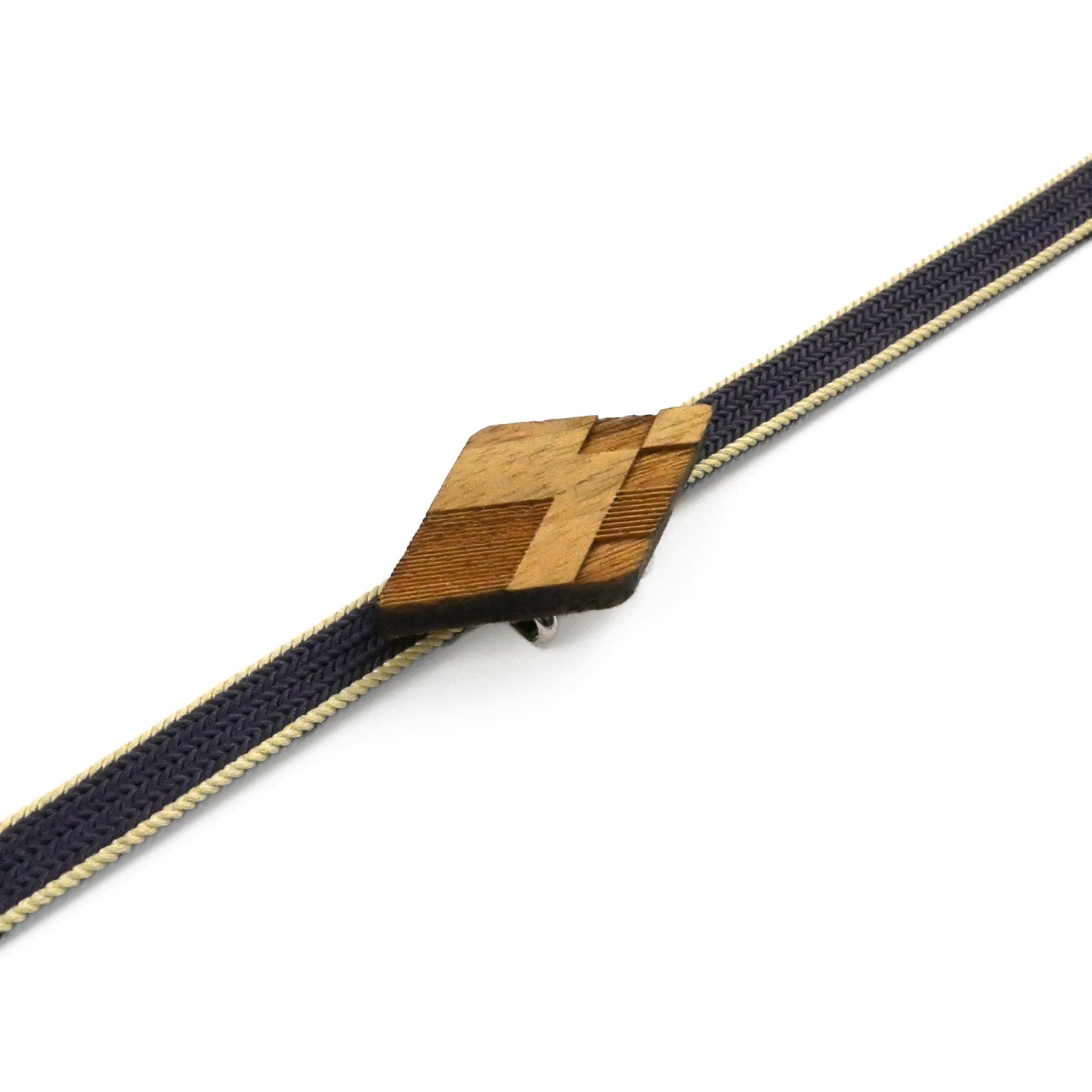 【くるみ細工】木製帯留め