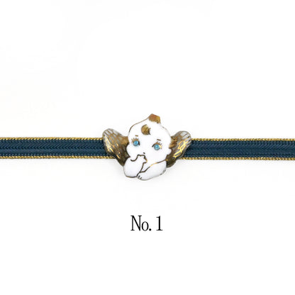 【七宝焼】帯留め -天使シリーズ-