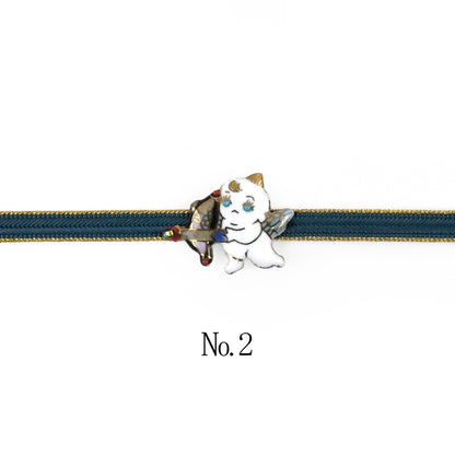 【七宝焼】帯留め -天使シリーズ-