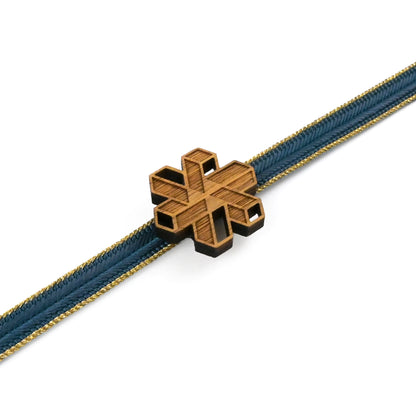 【くるみ細工】木製帯留め