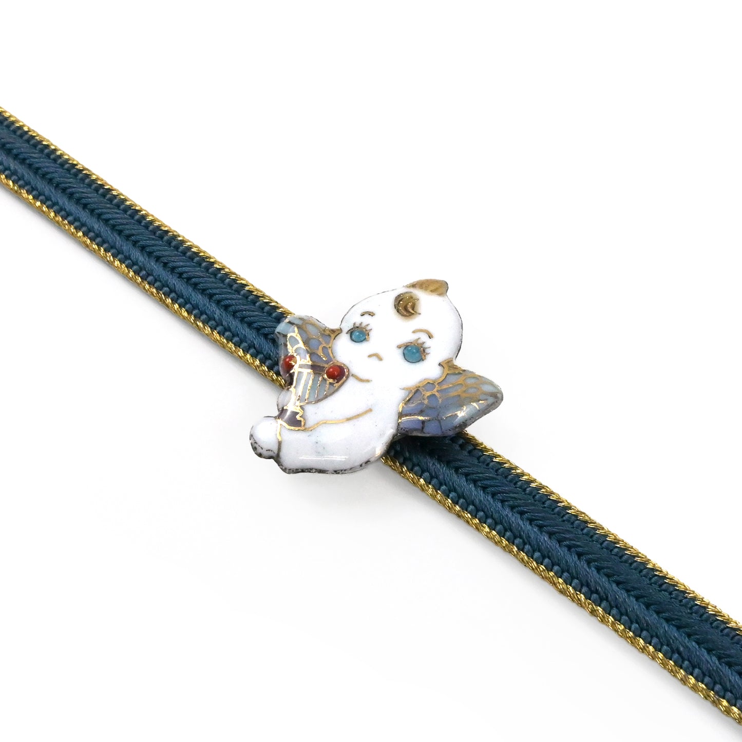 【七宝焼】帯留め -天使シリーズ-