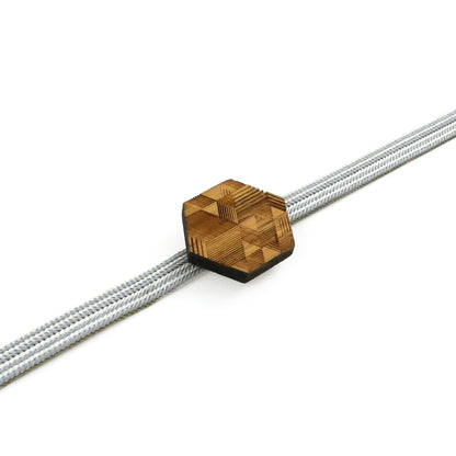 【くるみ細工】木製帯留め