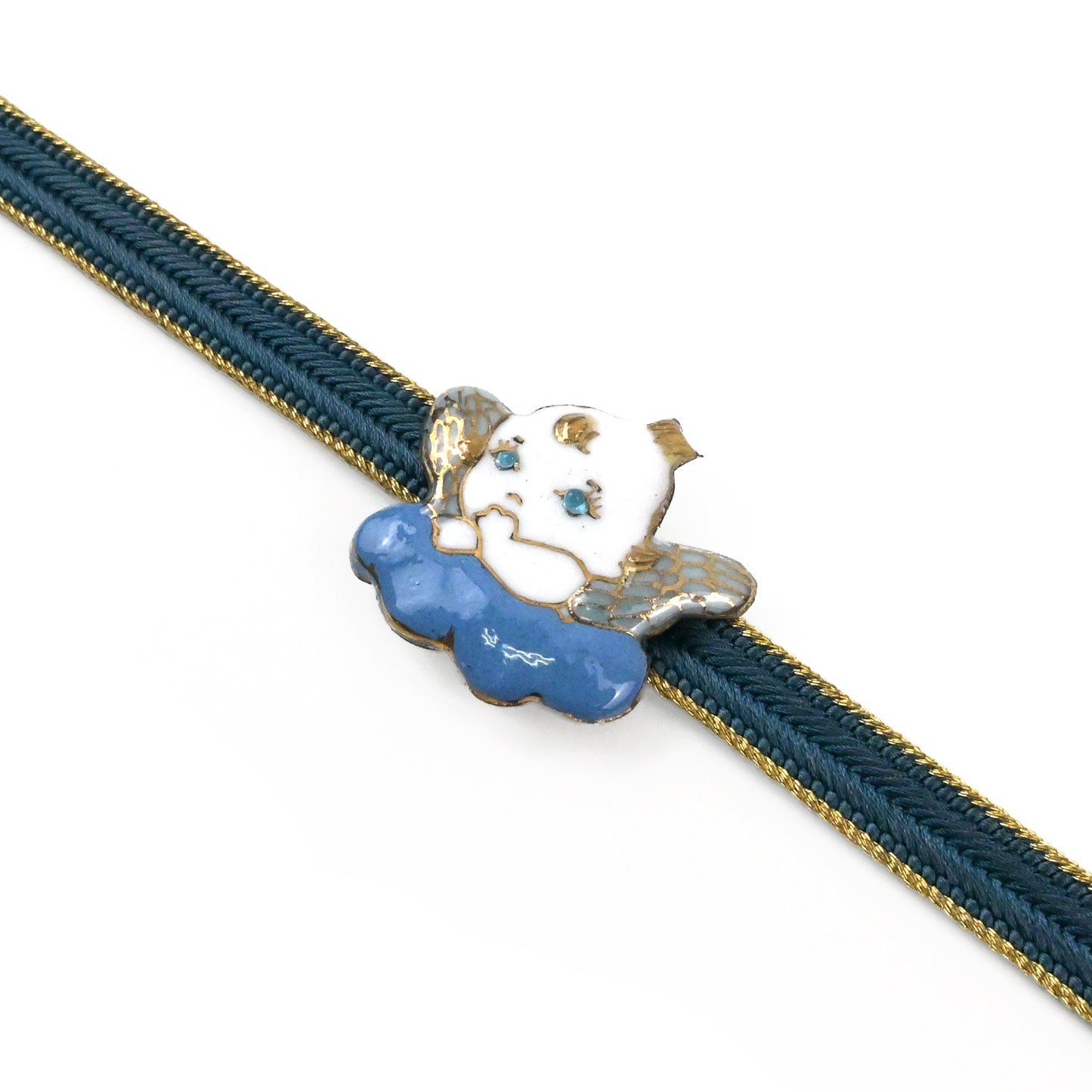 【七宝焼】帯留め -天使シリーズ-