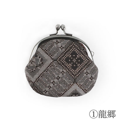 【Kimono-Factory-nono】大島紬の小さながま口財布