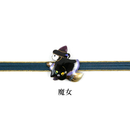 【七宝焼】帯留め　四季暦　シリーズ4