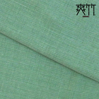 【東レ爽竹】スリーシーズン 長襦袢 紅梅(小格子) 無地 (J)千種色(グリーン)