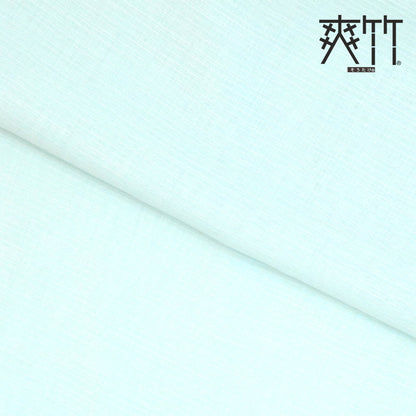 【東レ爽竹】スリーシーズン 長襦袢 紅梅(小格子) 無地 (I)淡水色(うすみずいろ)