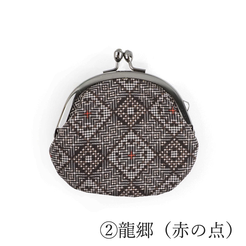 【Kimono-Factory-nono】大島紬の小さながま口財布