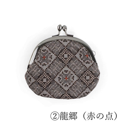 【Kimono-Factory-nono】大島紬の小さながま口財布