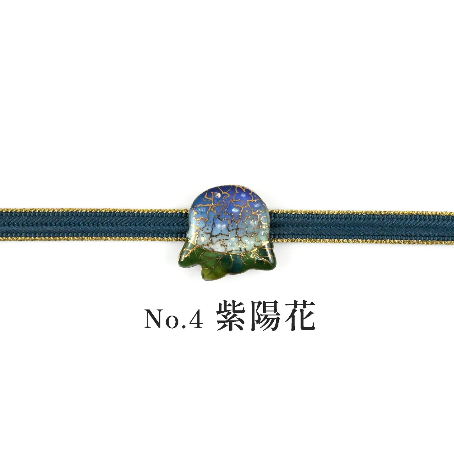 【七宝焼】帯留め　四季暦　春・夏