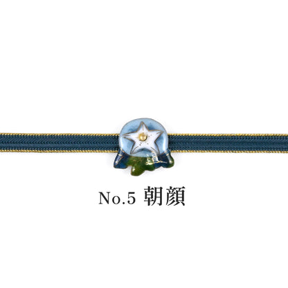 【七宝焼】帯留め　四季暦　春・夏