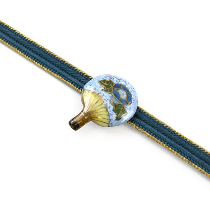 【七宝焼】帯留め　四季暦　シリーズ3