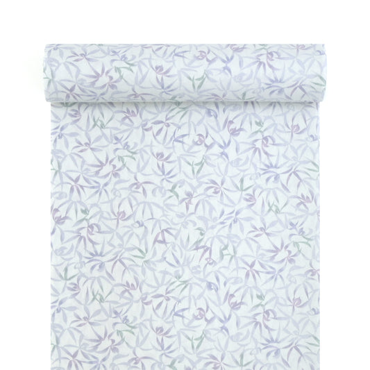 東レシルック 小紋 蘭草-Ransou- 水色 【袷・単衣用】