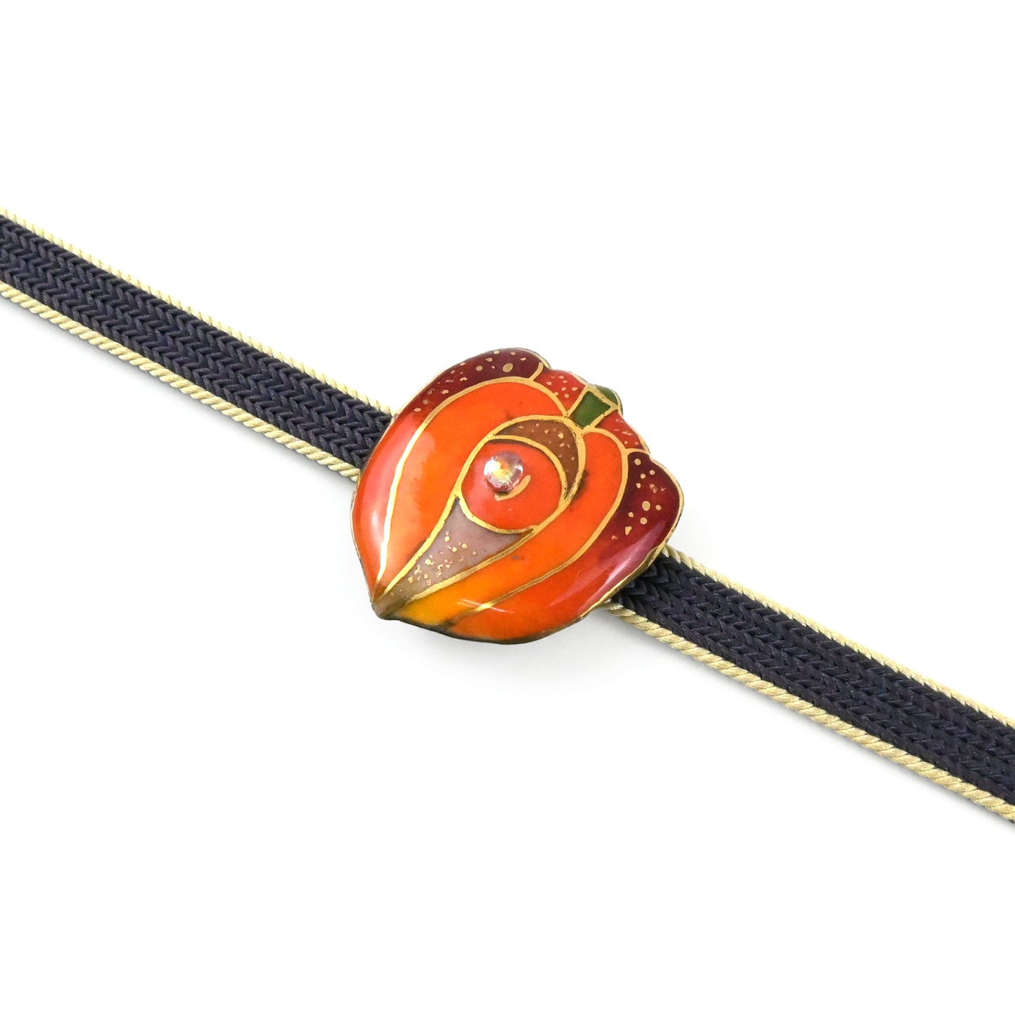 【七宝焼】帯留め　四季暦　シリーズ3