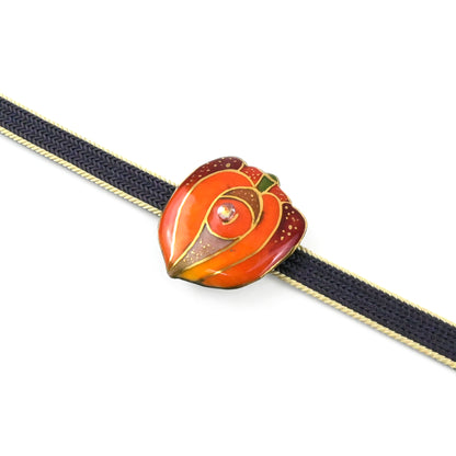 【七宝焼】帯留め　四季暦　シリーズ3