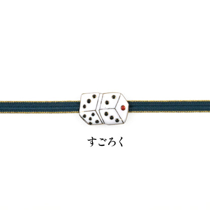 【七宝焼】帯留め　お正月シリーズ