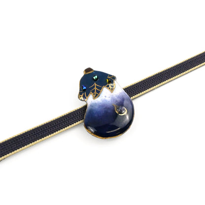 【七宝焼】帯留め　四季暦　シリーズ3