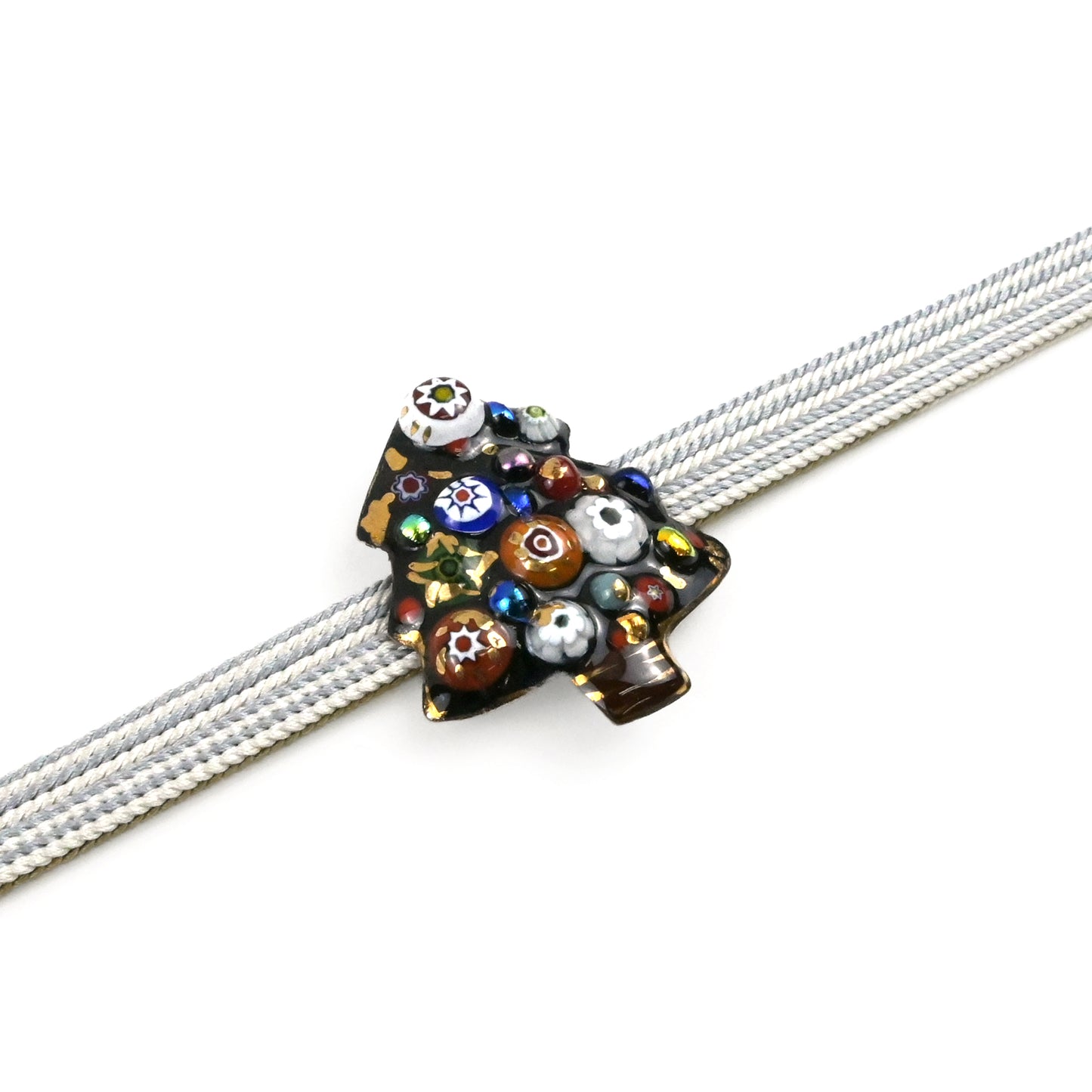 【七宝焼】帯留め　四季暦　シリーズ4