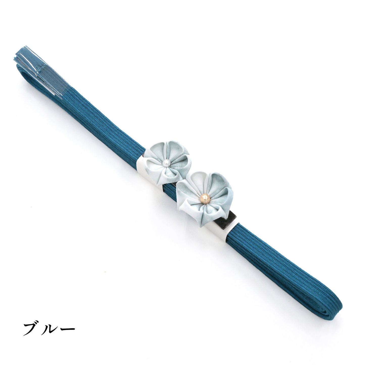 【つまみ細工】三分紐＆帯留めセット