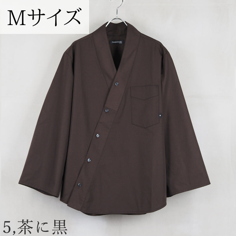 ☆新色入荷☆【Kimono-Factory-nono】作務衣シャツ Slash #男女兼用