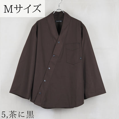 ☆新色入荷☆【Kimono-Factory-nono】作務衣シャツ Slash #男女兼用