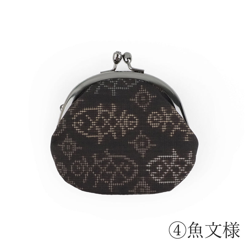 【Kimono-Factory-nono】大島紬の小さながま口財布