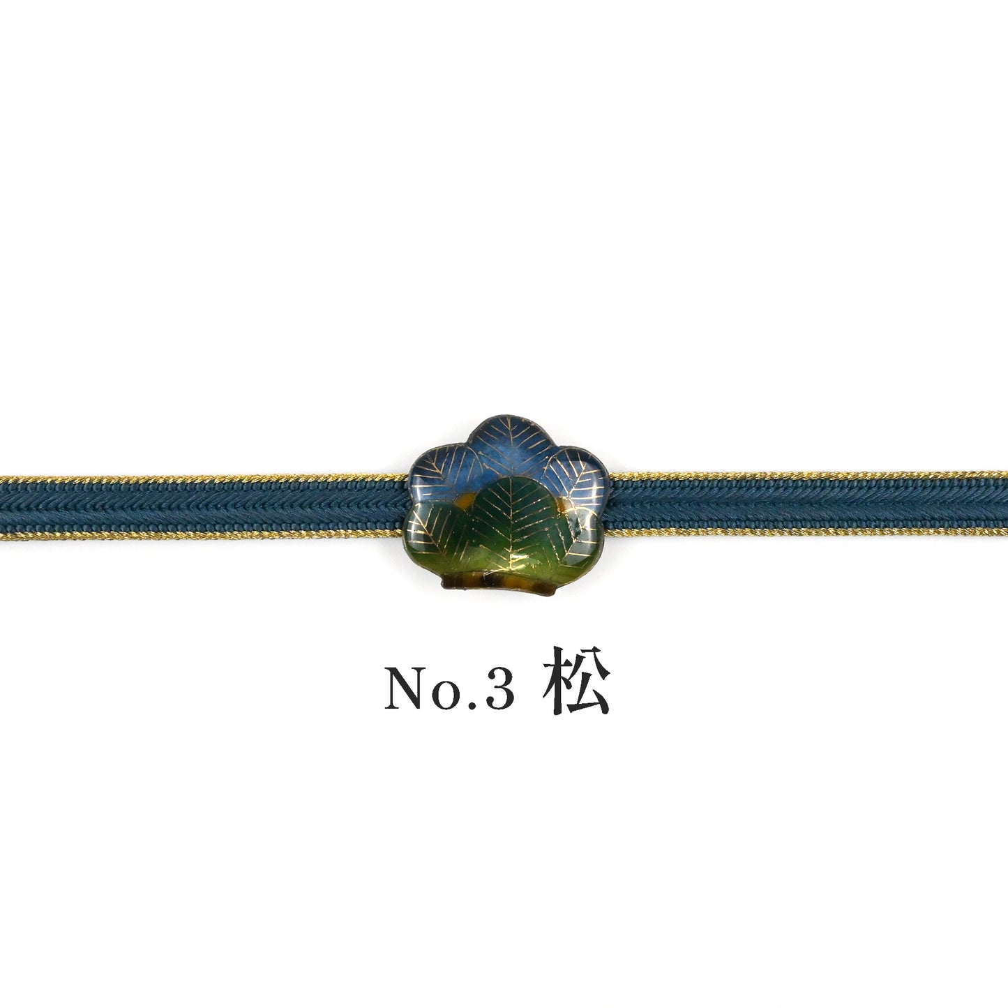 【七宝焼】帯留め　四季暦　秋・冬