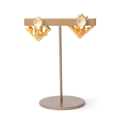 【Palnart Poc】イヤリング「障子破り / Ripping shoji」