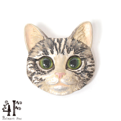 【4F-フィーアエフ-】ブローチ「パトリック（アメショ）」