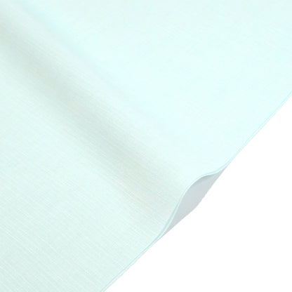 【東レ爽竹】スリーシーズン 長襦袢 紅梅(小格子) 無地 (I)淡水色(うすみずいろ)