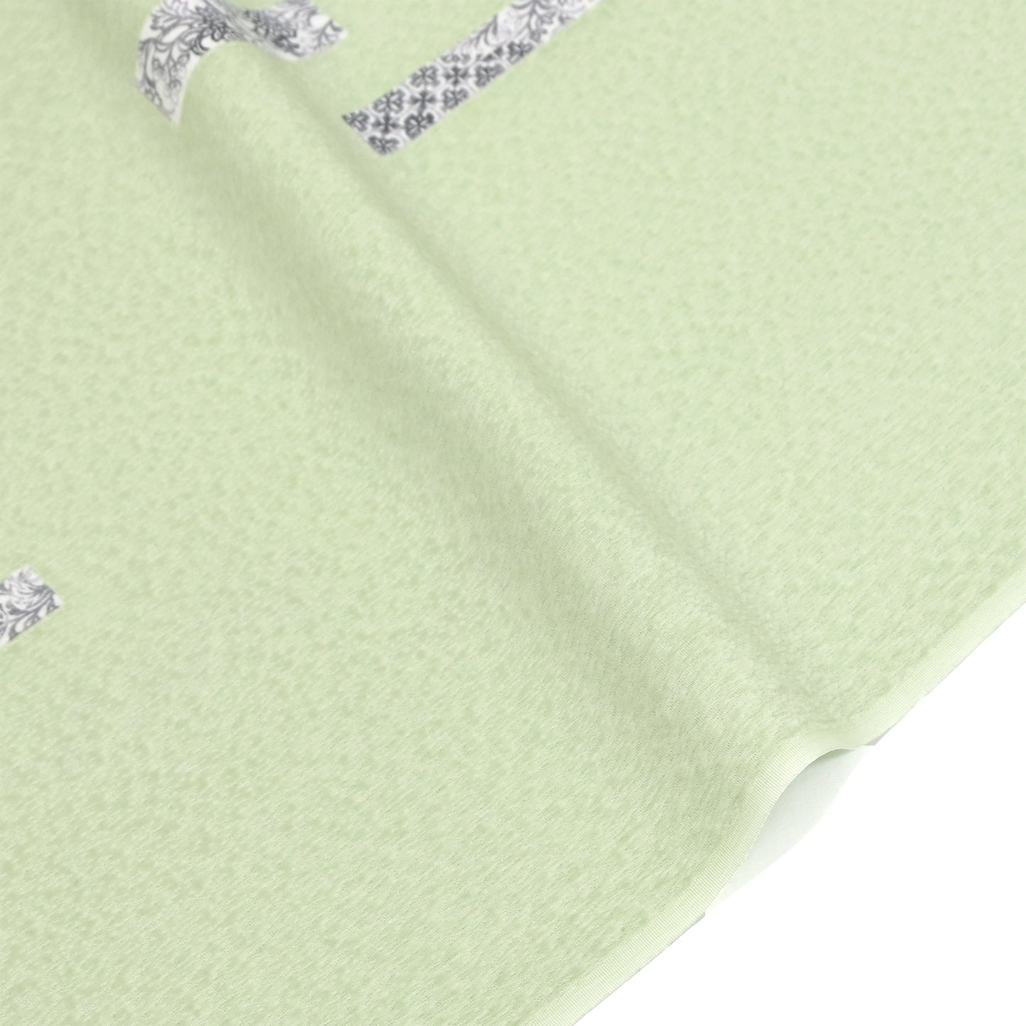 東レシルック 小紋「緑風短冊」【袷・単衣用】