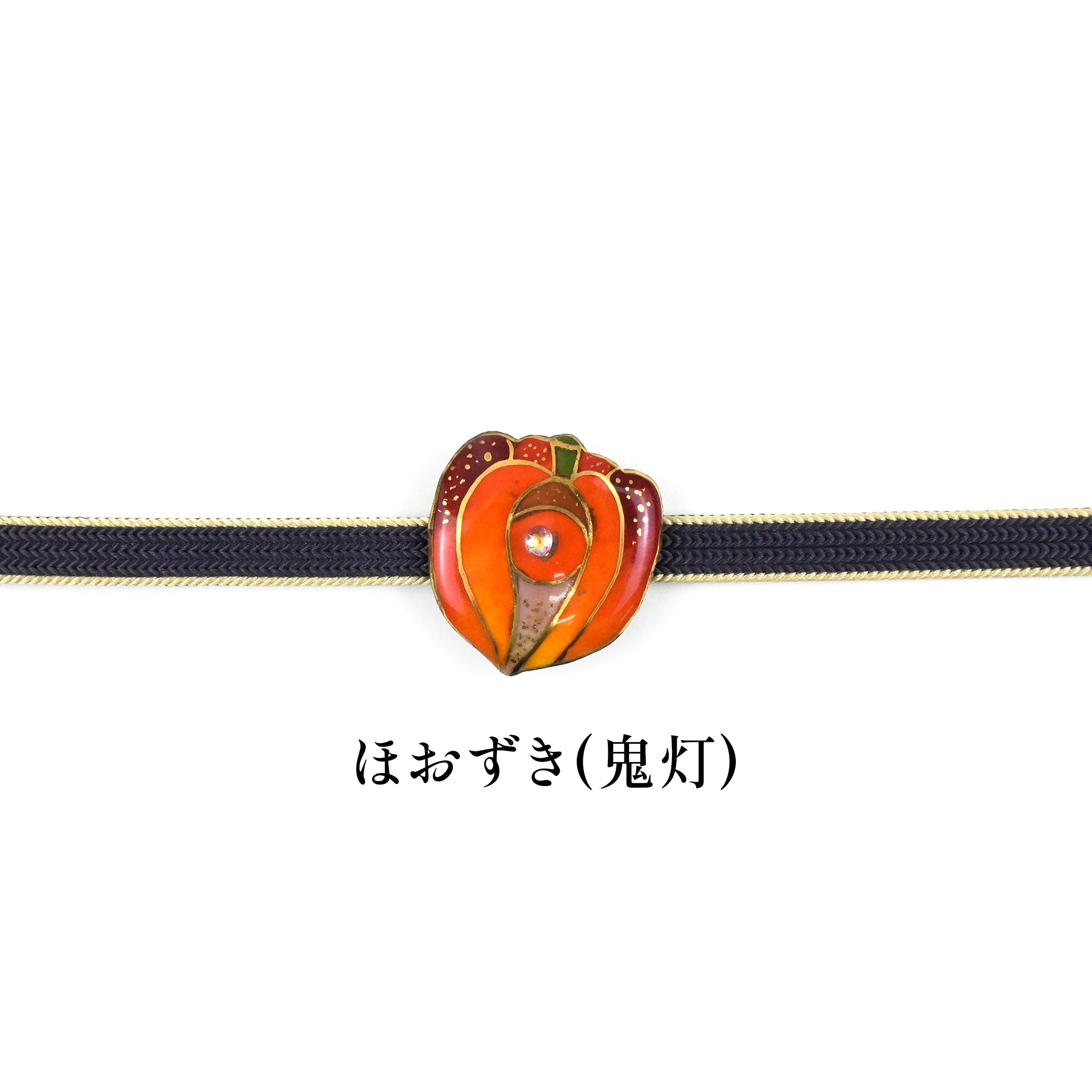 好川　恒方　水月焼　帯留め　鬼　骨董　着物　般若　魔除け カニ彫白楽茶碗 水月焼 好川恒方作Antique Sam's Collection 茶道具