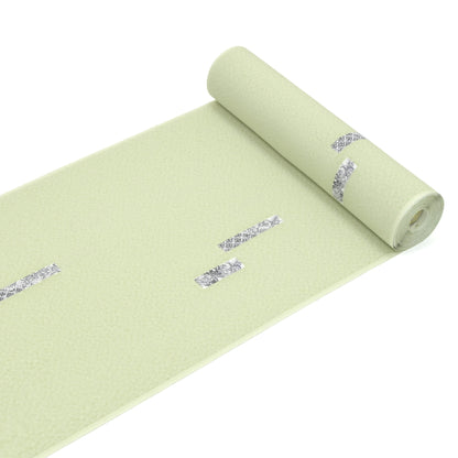 東レシルック 小紋「緑風短冊」【袷・単衣用】