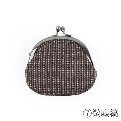 【Kimono-Factory-nono】大島紬の小さながま口財布