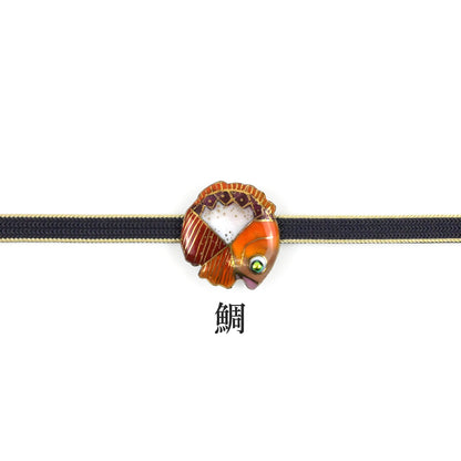 【七宝焼】帯留め　四季暦　シリーズ１