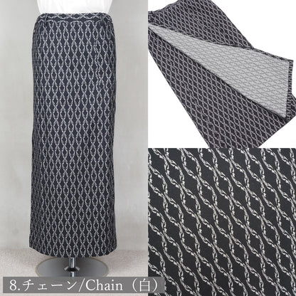 【Kimono-Factory-nono】着物スカート Gritter（ロング丈） #男女兼用/ユニセックス