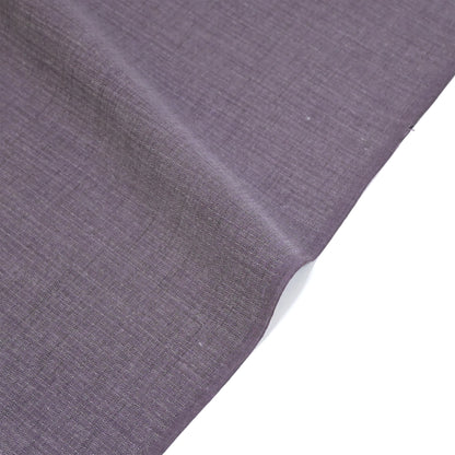 【東レ爽竹】スリーシーズン 長襦袢 紅梅(小格子) 無地 (K)古代紫(パープル)