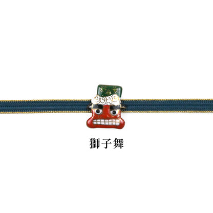 【七宝焼】帯留め　お正月シリーズ